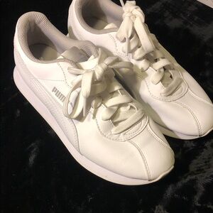 Puma Turin II Jr girls sneakers 5C white NEW
